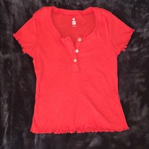 red t-shirt